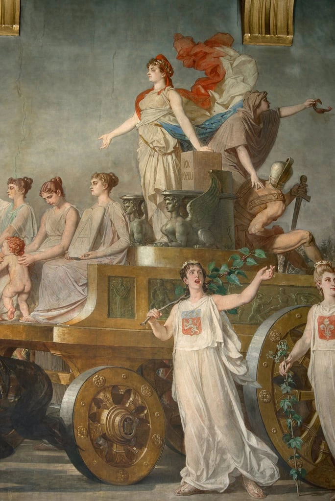 Pierre - Paul, Léon Glaize, Il trionfo della Repubblica, Musée de la Révolution française, Visille, dettaglio 6